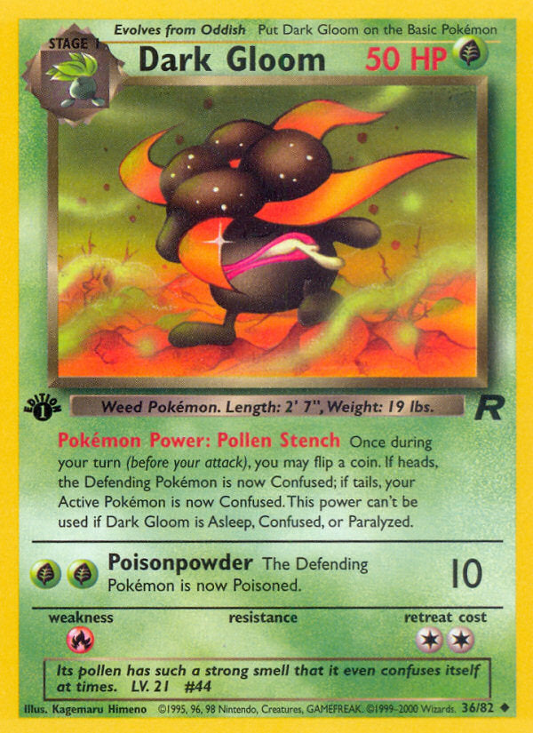 Rocket set Dark Gloom #36/82 first edition